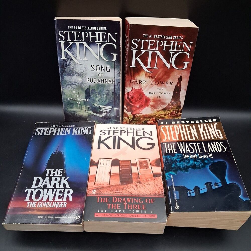 Stephen King Dark Tower Paperback Book Lot 1 2 3 6 7 VII First Printing